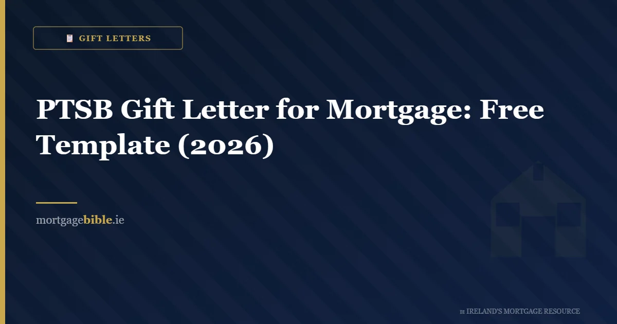 PTSB Gift Letter for Mortgage: Free Template (2026)